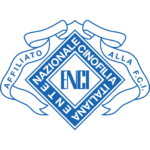 Logo ENCI: ente nazionale cinofilia italiana. Allevamento Labrador Retriever. Labrador Piemonte. Logo labrador con pedigree.